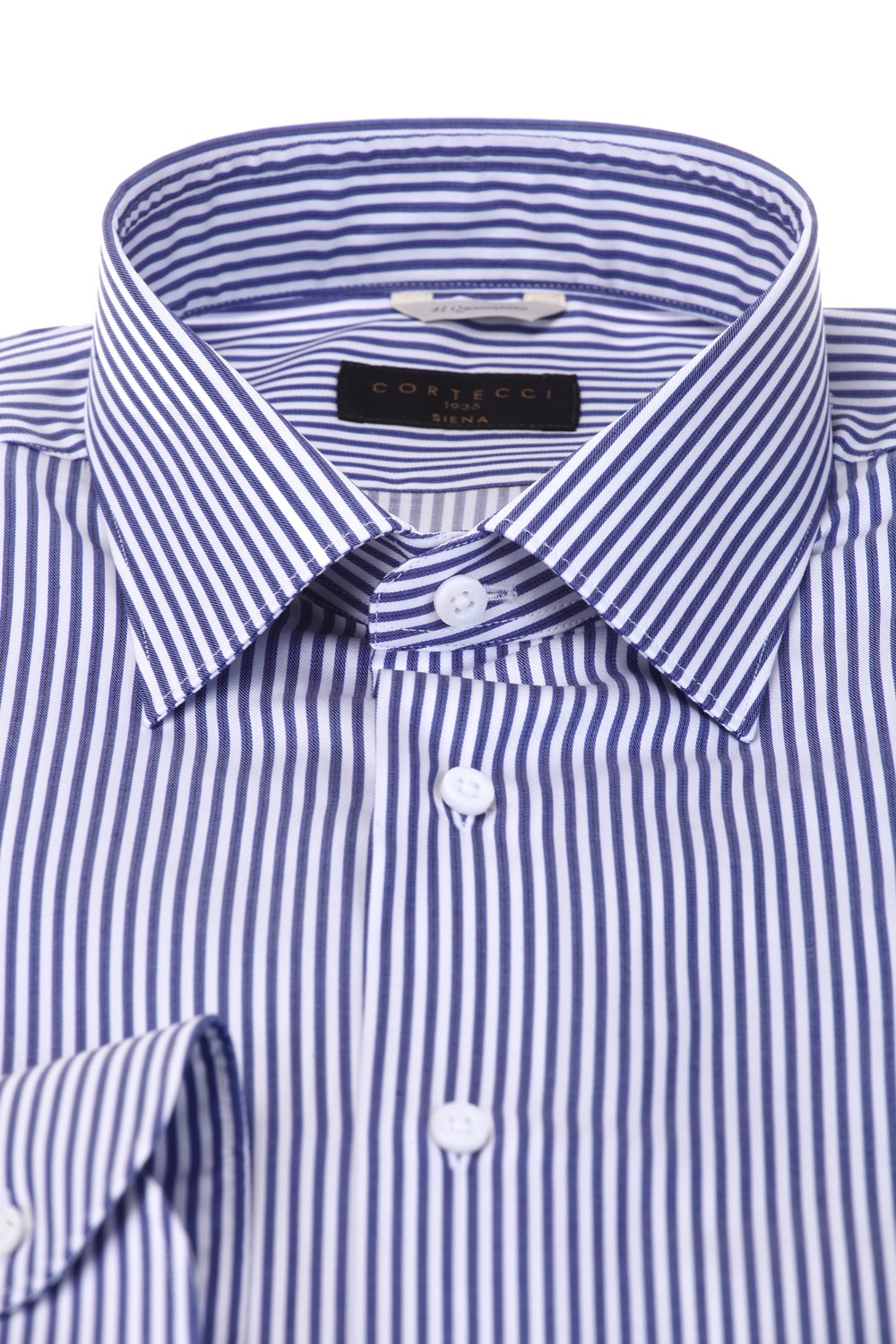 shop CORTECCI  Camicia: Cortecci camicia in twill di cotone.
Colletto italiano.
Maniche lunghe.
Modern fit (leggermente slim).
Pince sulla schiena.
Composizione: 100% Cotone egiziano extrafine.
Fabbricato in EU.. TB84 9211-633 number 4855865